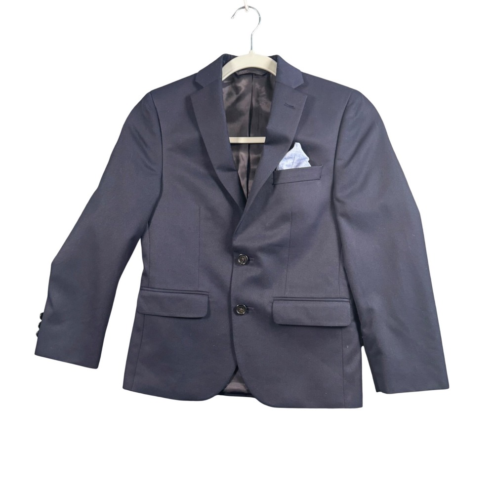 Lauren Ralph Lauren Boys 10R Navy Blazer Preppy Old Money Suit Jacket Equestrian